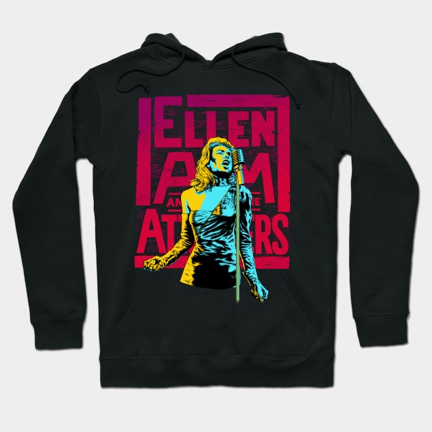 Ellen Aim and the Attackers Hoodie by VinylCountdown